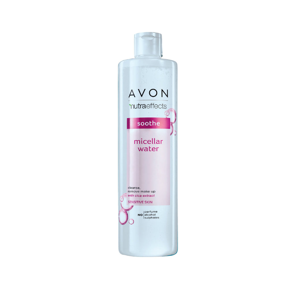 AVON NUTRA EFFECTS SOOTHE MICELLAR WATER WITH CICA EXTRACT SENSITIVE SKIN 400ml